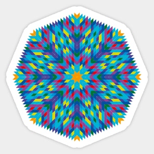 Wish Fulfillment Mandala Wish Granting Mandala Sticker